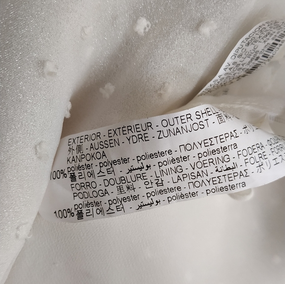 Zara Organza Puff Sleeve Blouse - Picture 10 of 10